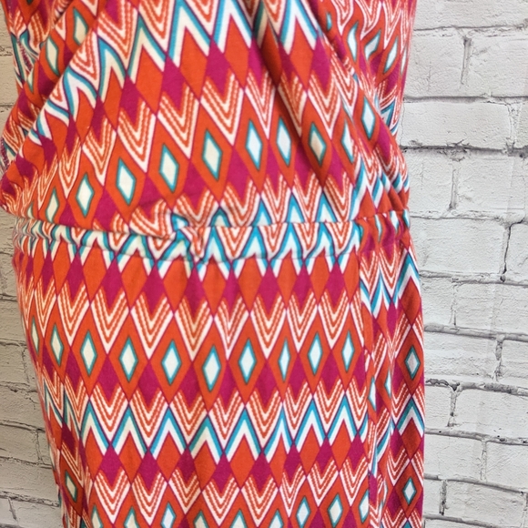 HATLEY Aztec Boho Geometric Casual Summer Dress - Picture 6 of 13